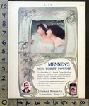 1911 Health Beauty Mennen Toilet Powder Bathroom Decor Sexy Girls Ad A-2904. Fixed Price $21.95.