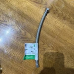 New Faucet Connector, Stainless Steel, 3/8 COMPRESSIONX1/2 FIPX12-IN # 751638. Fixed Price $9.99.