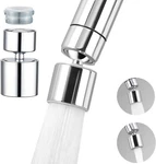 360 Swivel Kitchen Faucet Aerator 2-FLOW Sprayer Head 55/64 Female Thread. Fixed Price $18.50.