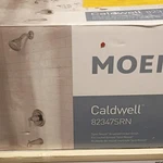 Moen Caldwell 82347SRN Spot Resist Brushed Nickel Shower System W/ Head. Fixed Price $49.26.