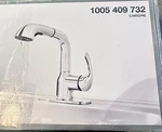 Glacier Bay Dunning Pull-out Laundry Faucet W/ Dual Spray Chrome 1005409732. Fixed Price $35.00.