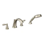 Moen Brantford T924BN 2-HANDLE Deck-mount Roman Tub Faucet Trim Kit With. Fixed Price $295.99.