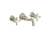 Moen Two-handle High Arc Wall Mount Bathroom Faucet TS42112BN. Fixed Price $562.94.