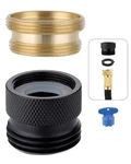 Faucet To Garden Hose Adapter Kit, Brass Sink Attachment With Washer & Key. Fixed Price $17.30.