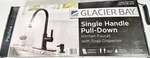 Glacier Bay Paulina Single-handle Pull-down Sprayer Kitchen Faucet Matte Black. Fixed Price $51.73.