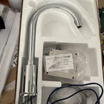 Mac FA444-31 Touchless Gooseneck Faucet Satin Nickel. Fixed Price $199.00.