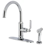 Kingston Brass KS243.KL Whitaker 1.8 Gpm Hole Kitchen Faucet - Chrome. Fixed Price $406.22.