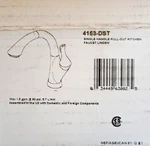 Delta 4153-DST Linden Single Handle Pullout Kitchen Faucet Chrome. Fixed Price $159.99.