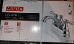 New Delta 2578LF-278 Centerset Leland Handle Bathroom Faucet Chome Finish. Fixed Price $45.00.