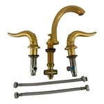 Thg Paris Gold Prestige Bathroom Fittings Handle Faucet Italian Horns Msrp $3500. Fixed Price $539.99.
