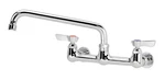 Krowne 12-810L 10" Wall Mount Spout Faucet 8" Center Low Lead Nsf. Fixed Price $78.38.