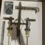 Kohler 76519-4-AG Artifacts Bridge Kitchen Faucet No Spray Vibrant French Gold. Fixed Price $800.00.