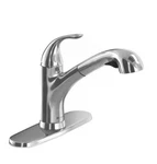 Glacier Bay 1001 813 686 Single Handle Pull-out Chrome Kitchen Faucet Open Box. Fixed Price $44.99.