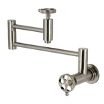 Kingston Brass KS810.RKZ Wendell 3.8 Gpm Wall Mounted Hole Pot - Nickel. Fixed Price $406.22.