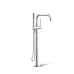 Kohler T97328-4-CP Purist Floor-mount Bath Filler W/ Handshower Slight Wear. Fixed Price $1512.84.