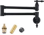 Random Pot Filler Faucet Matte Black Commercial Wall Mount Brass 450. Fixed Price $51.97.