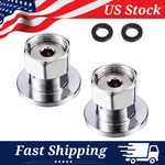 Commercial 8" Faucet Flange Kit, 1/2" Npt Brass Eccentric Coupler (2 Pcs). Fixed Price $25.99.