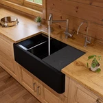 Alfi Brand AB33FARM Granite Composite Single Bowl Sink With Accessories. Fixed Price $739.00.