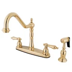 Kingston Brass KB175.ALBS Heritage 1.8 Gpm Standard Kitchen -. Fixed Price $266.47.