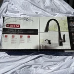 Delta 19756Z-BLSD-DST Kitchen Faucet Black Finish Sealed Box. Fixed Price $119.99.