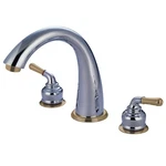 Kingston Brass KS236 Magellan Deck Mounted Roman Tub Filler - Polished. Fixed Price $357.47.
