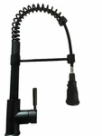 Soka Black Kitchen Faucet With Pull Down Sprayer Sink Mordern Arc. Fixed Price $119.00.