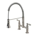 Kingston Brass GS127.AL Heritage 1.8 Gpm Deck Mounted Bridge Pull - Nickel. Fixed Price $493.97.