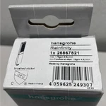 Hansgrohe 26867821 Rainfinity Handheld Shower Head, Powderrain, Brushed Nickel. Fixed Price $184.50.