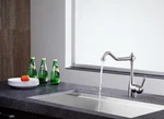 Patriarch Single Handle Standard Kitchen Faucet Brushed Nickel. Fixed Price $66.83.