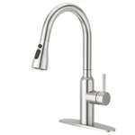 Crea Brushed Nickel Kitchen Faucets With Pull Down Sprayer, For Kitch.... Fixed Price $124.04.