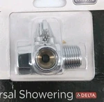 Delta Universal Showering Hand Held Arm Water Diverter U4922-PK. Fixed Price $16.97.