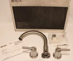 Delta T2759-SS Trinsic Two-handle Deck Mounted Roman Bath Tub Trim Stainless. Fixed Price $118.49.