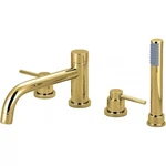 Pioneer Polished Brass Roman Tub Faucet Trim Kit With Shower Head 4MT611-PB. Fixed Price $325.00.