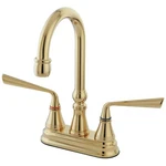 Kingston Brass KS249.ZL Silver Sage Two-handle 2-HOLE Deck Mount. Fixed Price $240.47.