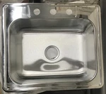 Elkay Single Bowl Kitchen Sink Stainless Steel Elite ESE25223 - Local Pick Up. Fixed Price $220.00.