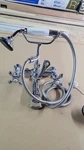 Strom Living Adjustable Tub Mount Telephone Style Antique, Vintage Bath Faucet. Fixed Price $375.00.