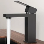 Kes Black Bathroom Faucet Single Handle & Sink Drain With Overflow. Fixed Price $38.99.