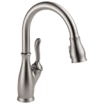 Delta Leland Pull-down Kitchen Faucet Stainless-certified Refurbished. Fixed Price $130.35.