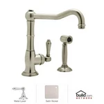 Rohl A3650LMWSSTN-2 Country Kitchen Collection Faucet With Side Spray. Fixed Price $513.38.