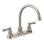 Cleveland 41611CSL Kitchen Faucet 3-HOLE 1.5 Gpm Ss 2-HANDLE High-arc. Fixed Price $188.23.
