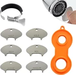 Upgraded 3-IN-1 304 Stainless Steel Faucet Aerator Key Fits (M16.5, M18.5, M21. Fixed Price $16.95.