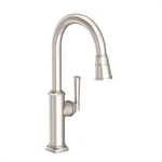 Newport Brass 3160-5103/15S Zemora Pull-down Kitchen Faucet Satin Nickel. Fixed Price $1416.80.