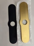 Hansgrohe 04797250 Joleena 10-7/8" Escutcheon Plate Brushed Gold Optic. Fixed Price $39.00.