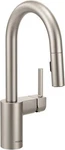Moen Align 5965SRS One-handle High Arc Pulldown Bar Faucet Spot Resistent. Fixed Price $275.99.