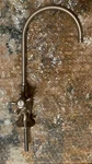 Rohl C-spout Filter Faucet A1635X Mini Five Spoke Handles Satin Nickel. Fixed Price $305.00.