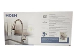 Moen Doherty Single Handle Pull-down Sprayer Kitchen Faucet Stainless. Fixed Price $84.66.