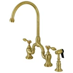 Kingston Brass KS779.TALBS Tudor 1.8 Gpm Deck Mounted Bridge -. Fixed Price $688.97.