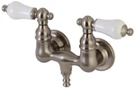 Kingston Brass AE36T Vintage Wall Mounted Clawfoot Tub Filler - Nickel. Fixed Price $201.47.
