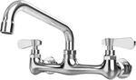 Kitchen Faucet Wall Mount Commercial Sink Utility Laundry 8 Swiv. Fixed Price $102.99.