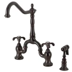 Kingston Brass KS775.TXBS French Country 1.8 Gpm Bridge Kitchen - Bronze. Fixed Price $708.47.